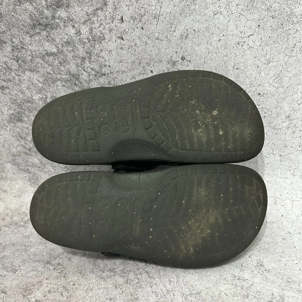 Crocs Baya Clog Mens Size 8 Black Slip On Casual Comfort Water Shoes Lightweight